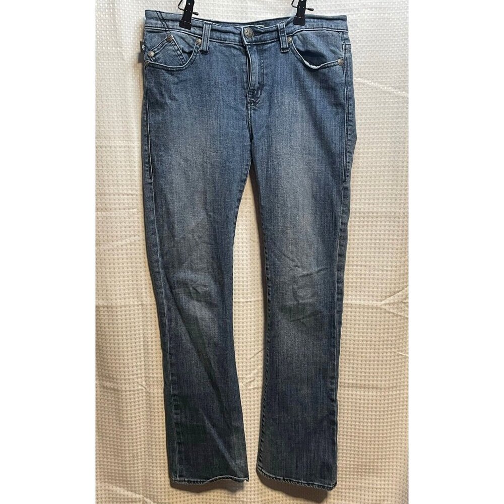 Rock & Republic jeans womens 10 m Kasandra bootcut 30 x 32 flap pockets blue